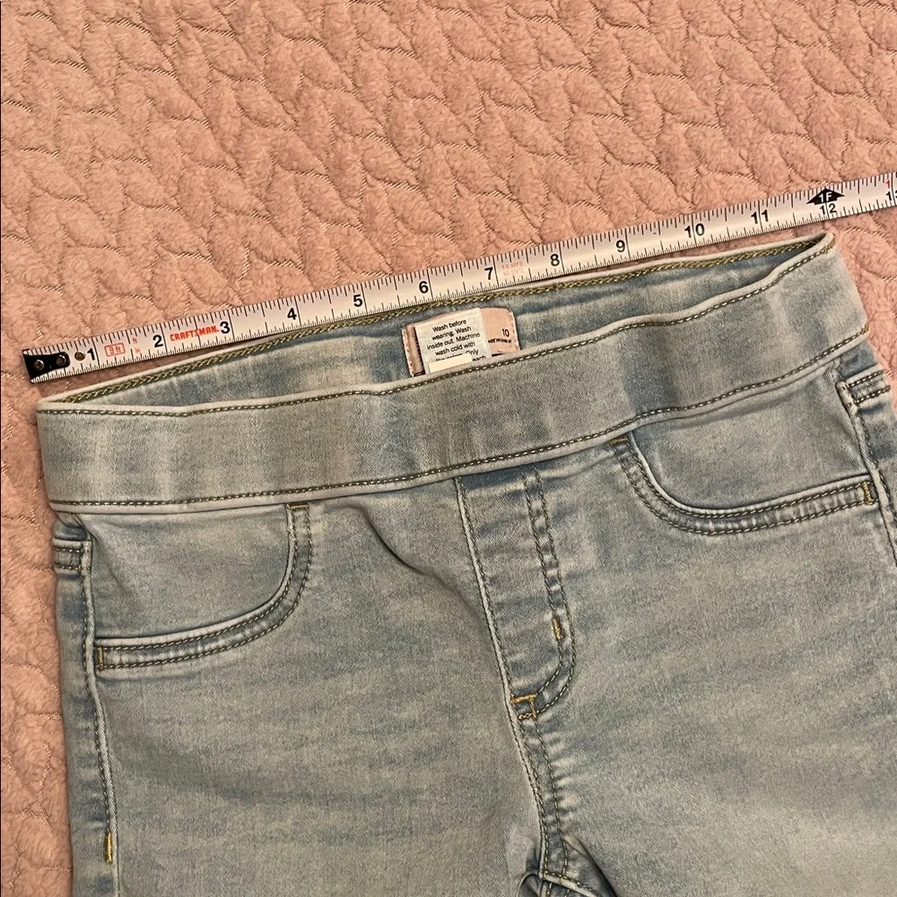 SO girls slip on flare jeans - size 10